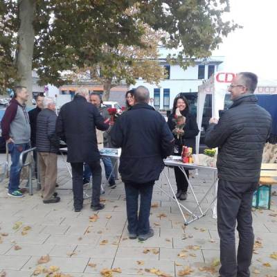 Wahlstand am 27.10.2018 zur Landtagswahl 2018