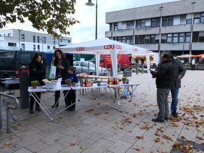 Wahlstand am 27.10.2018 zur Landtagswahl 2018