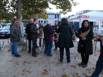 Wahlstand am 27.10.2018 zur Landtagswahl 2018