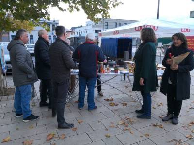 Wahlstand am 27.10.2018 zur Landtagswahl 2018
