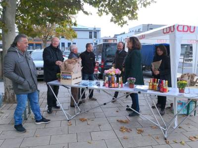 Wahlstand am 27.10.2018 zur Landtagswahl 2018 - Wahlstand am 27.10.2018 zur Landtagswahl 2018