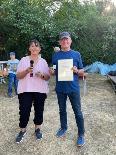 Schwarzbierfest am 6. und 7.08.2022 (von links: Birgit Behr, Roland Iwanziw)