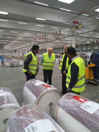 CDU-Fraktion Erlensee zu Besuch bei Dachser-Logistics am 09.10.2024