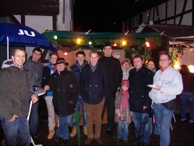 JU Erlensee/Rodenbach vom 03.-04.12.2011 mit eigenem Stand auf dem Rodenbacher Weihnachtsmarkt