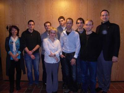 Mitgliederhauptversammlung 2010 der Jungen Union Erlensee/Rodenbach (von links: Birgit Behr, Alexander Lang, Markus Jung, Tanja Rauch, Matthias Strutt, Christian Pieke, Frank Robanus, Max Schad, David Blaz)