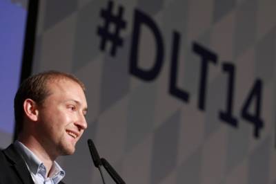 Max Schad bei seiner Bewerbungsrede auf dem Deutschlandtag vom 19.-21.09.2014 in Inzell