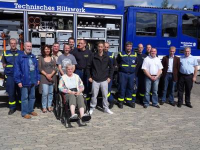 CDU Erlensee mit Vertretern des THW Erlensee