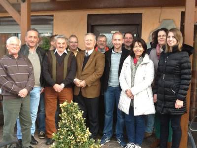 Klausurtagung 2013 (von links: Rolf Schneider, Ali zcicek, Johannes Gehri, Werner Beier, Werner Cwielong, Michael Knieps, Max Schad, Martin Pest, Birgit Behr, Bianca Fleck, Jil Behr)