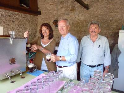 von links: Birgit Behr, Werner Cwielong und Johannes Gehri