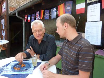 von links: Aloys Lenz und Max Schad