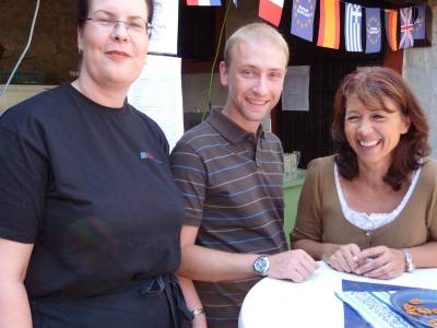 von links: Bianca Nimbler, Max Schad und Birgit Behr