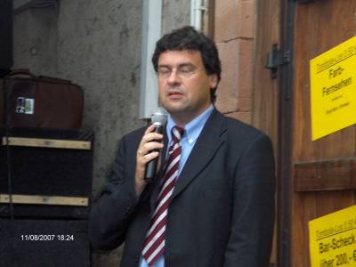 Dr. Frank Theisen beim Schwarzbierfest 2007