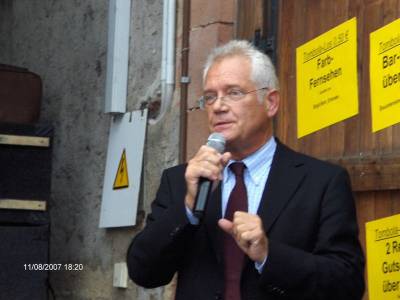 Aloys Lenz beim Schwarzbierfest 2007