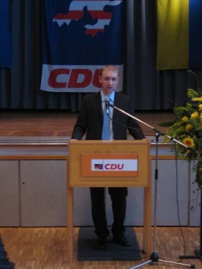 Neujahrsempfang am 22.01.2012: Fraktionsvorsitzender Max Schad