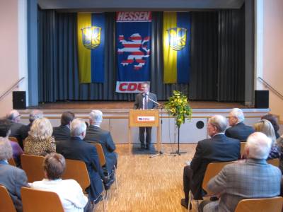 Neujahrsempfang am 22.01.2012: Europaabgeordneter Michael Gahler