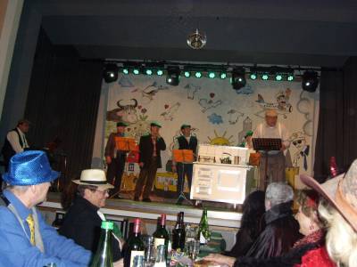 Faschingskonzert Nrrische Singstunden der Chorgemeinschaft Erlensee am 04.02.2012