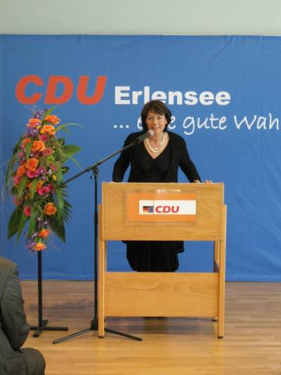 Neujahrsempfang am 13.01.2013: Vorsitzende Birgit Behr