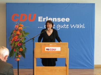 Neujahrsempfang am 13.01.2013: Vorsitzende Birgit Behr