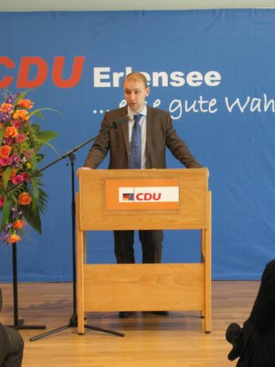 Neujahrsempfang am 13.01.2013: Fraktionsvorsitzender Max Schad