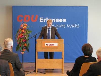 Neujahrsempfang am 13.01.2013: Fraktionsvorsitzender Max Schad