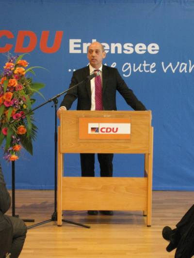 Neujahrsempfang am 13.01.2013: Ehemaliger Landtagsabgeordneter Gottfried Milde