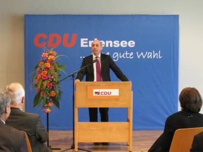 Neujahrsempfang am 13.01.2013: Ehemaliger Landtagsabgeordneter Gottfried Milde