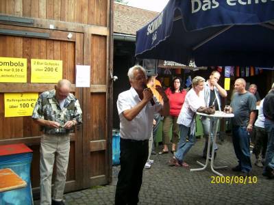 Aloys Lenz beim Schwarzbierfest 2008