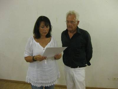 Mitgliederversammlung am 26.08.2016 (von links): Birgit Behr, Aloys Lenz