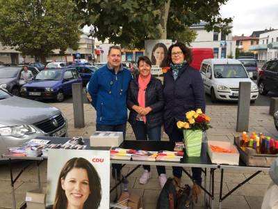 Wahlstand am 16.09.2017 zur Bundestagswahl 2017 - Wahlstand am 16.09.2017 zur Bundestagswahl 2017